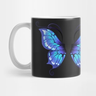 Glowing butterfly wings ( Blue wings ) Mug